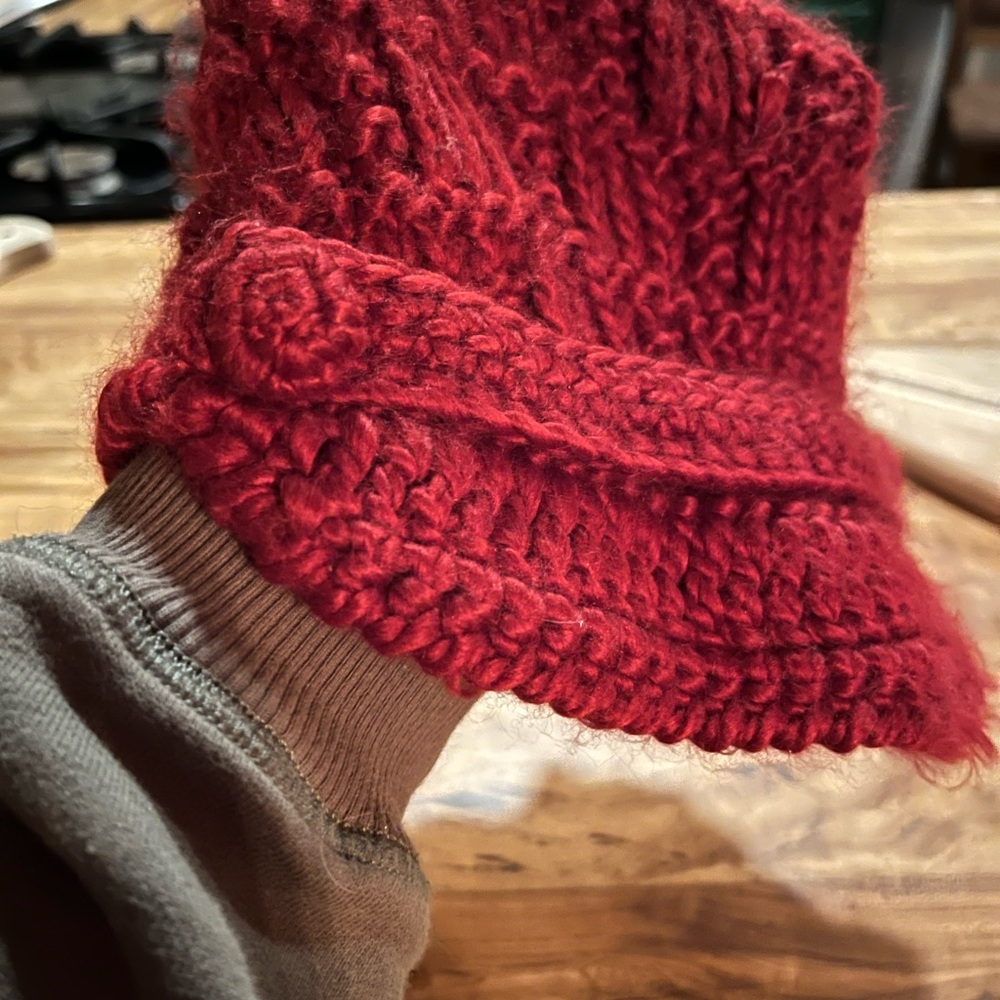 Spy Red Knit Beanie